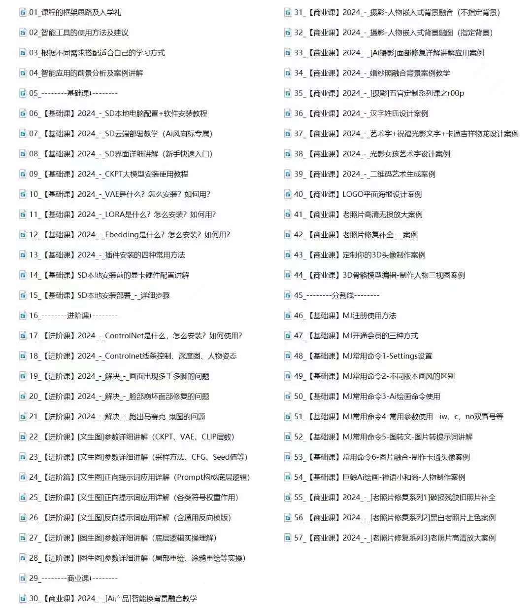 Ai-商业 绘画-应用从入门到精通教程：Ai绘画/设计/摄影/电商/建筑